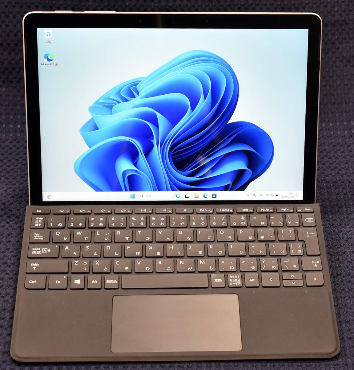 1円スタート Microsoft Surface Go 2 LTE 1927 Core m3-8100Y 8GB SSD:128GB 10.5TFT Win11 Pro タイプカバー付属 美品 (管:MS00-2(4E_画像1