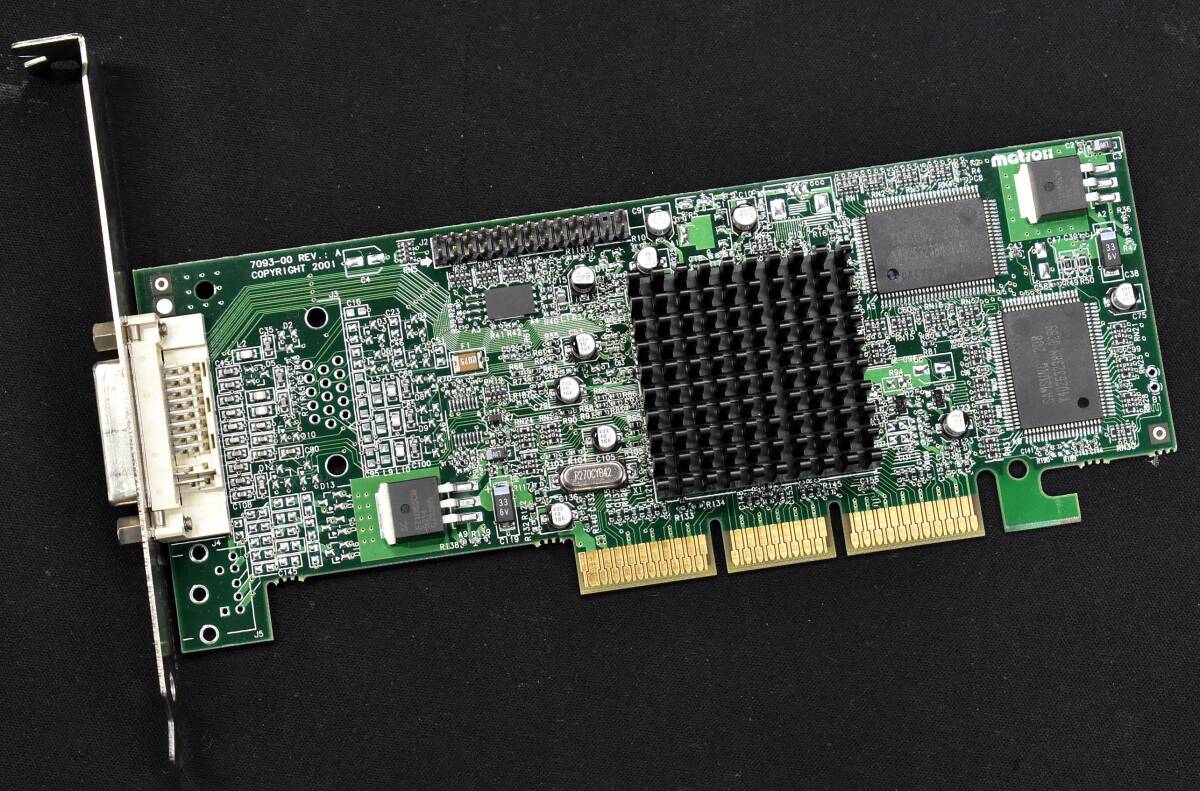 (国内発送) Matrox Millennium G450 G45FMLDVA32DB 32MB SGRAM AGP 8X/4X DVI-I 中古品 (管:AGP1_画像1