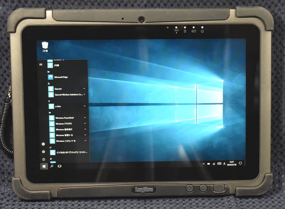 1円スタート ロジテック 耐衝撃ZEROSHOCKタブレット LT-WMT10LD (LT-WMT10LD/OPTG) LTE 対応 Windows10 Enterprise 2016 LTSB (WTF0-7S_画像1
