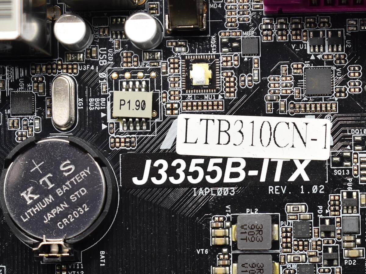 (国内発送) ASRock J3355B-ITX REV:1.02 Intel Celeron J3355(Apollo Lake TDP10W) DDR3L Mini-ITX (管:PCM0 x2s_画像3