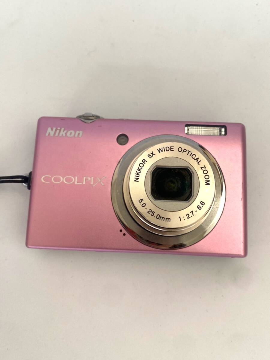 ニコン Nikon COOLPIX S570 コンパクトカメラ デジタルカメラ デジカメ コンデジ ピンク 動作未確認 ㏄022201_画像1