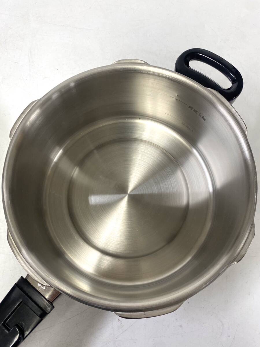 未使用品 ミカド ステンレス圧力鍋 3.5L AHSN35 家庭用 圧力なべ 調理器具 片手鍋 yh012704_画像4