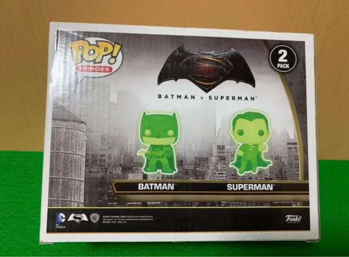 新品未開封】バットマンVSスーパーマン 蓄光版 FUNKO POP 緑 新品未開封】バットマンVSスーパーマン 蓄光版 FUNKO POP 緑