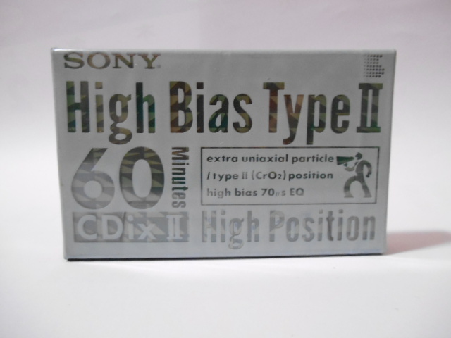 SONY High Bias TypeⅡ 60分 High Position CDixⅡ カセットテープ ハイポジションの画像1