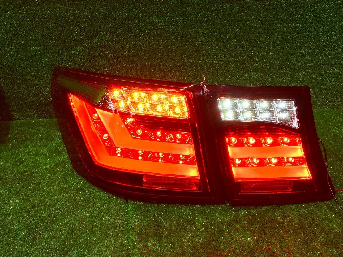 r control 74070 H19 Lexus LS460 USF40 ]*Junyan LED acrylic fiber design tail light garnish left right *