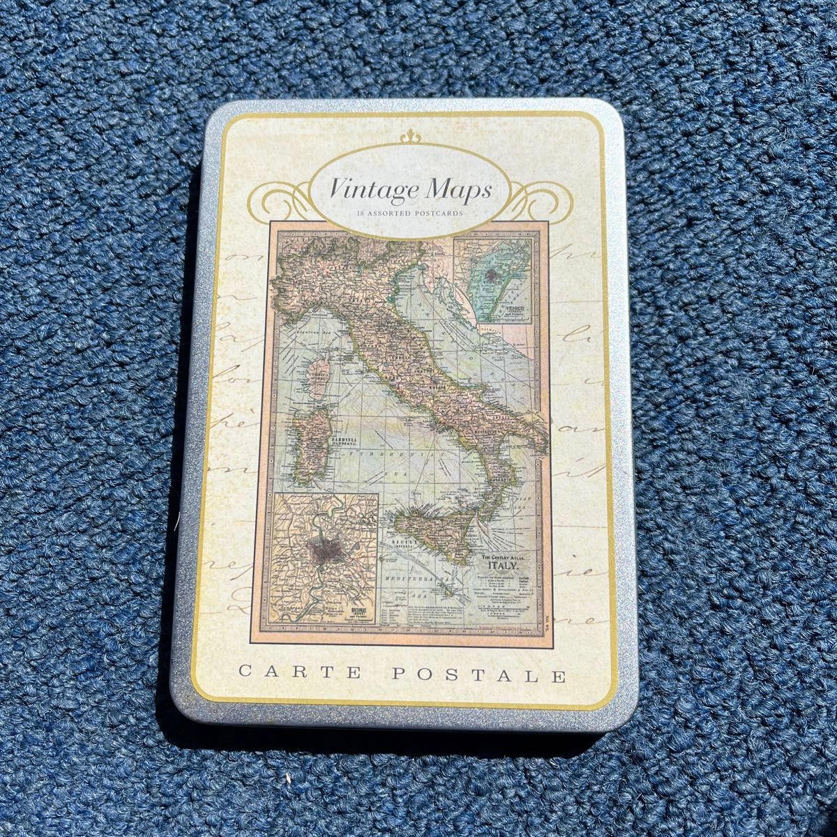 ヨーロッパ地図のポストカード