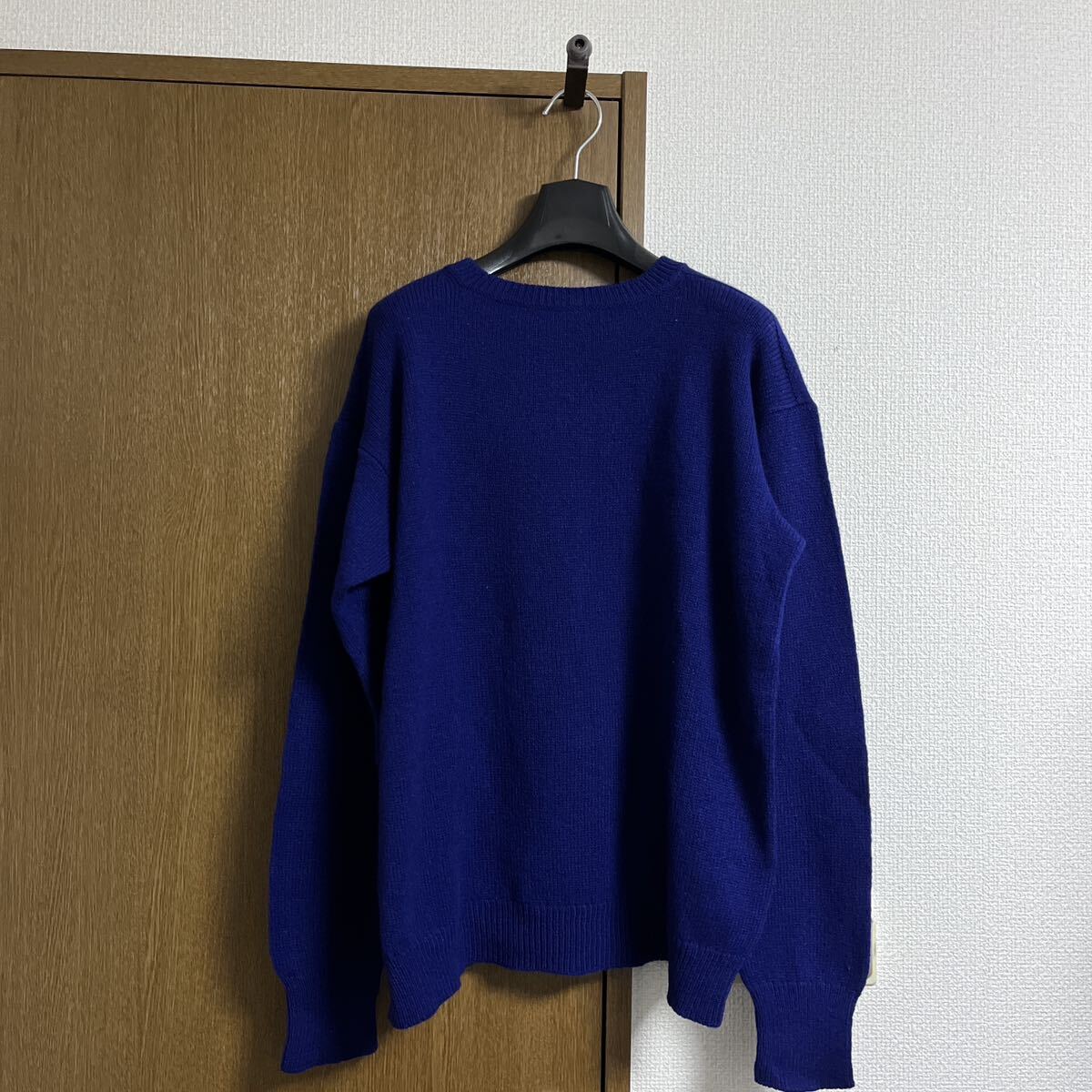 comoliコモリ22aw ラムズウールガンジーネックニット新品_画像1