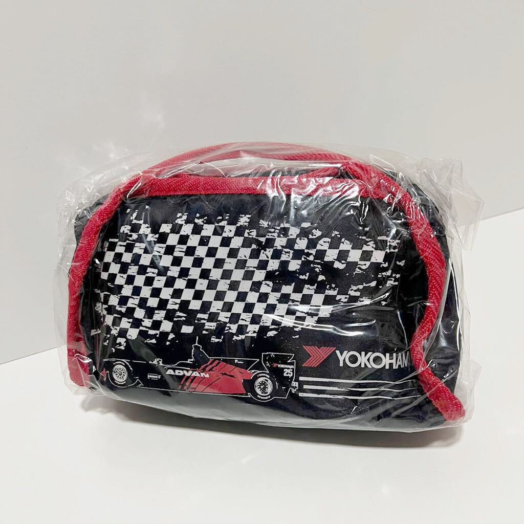新品 未使用YOKOHAMA ADVAN スーパーフォーミュラ #25 ミニバッグ 持ち手付きポーチ ヨコハマ アドバン モータースポーツ レースの画像2