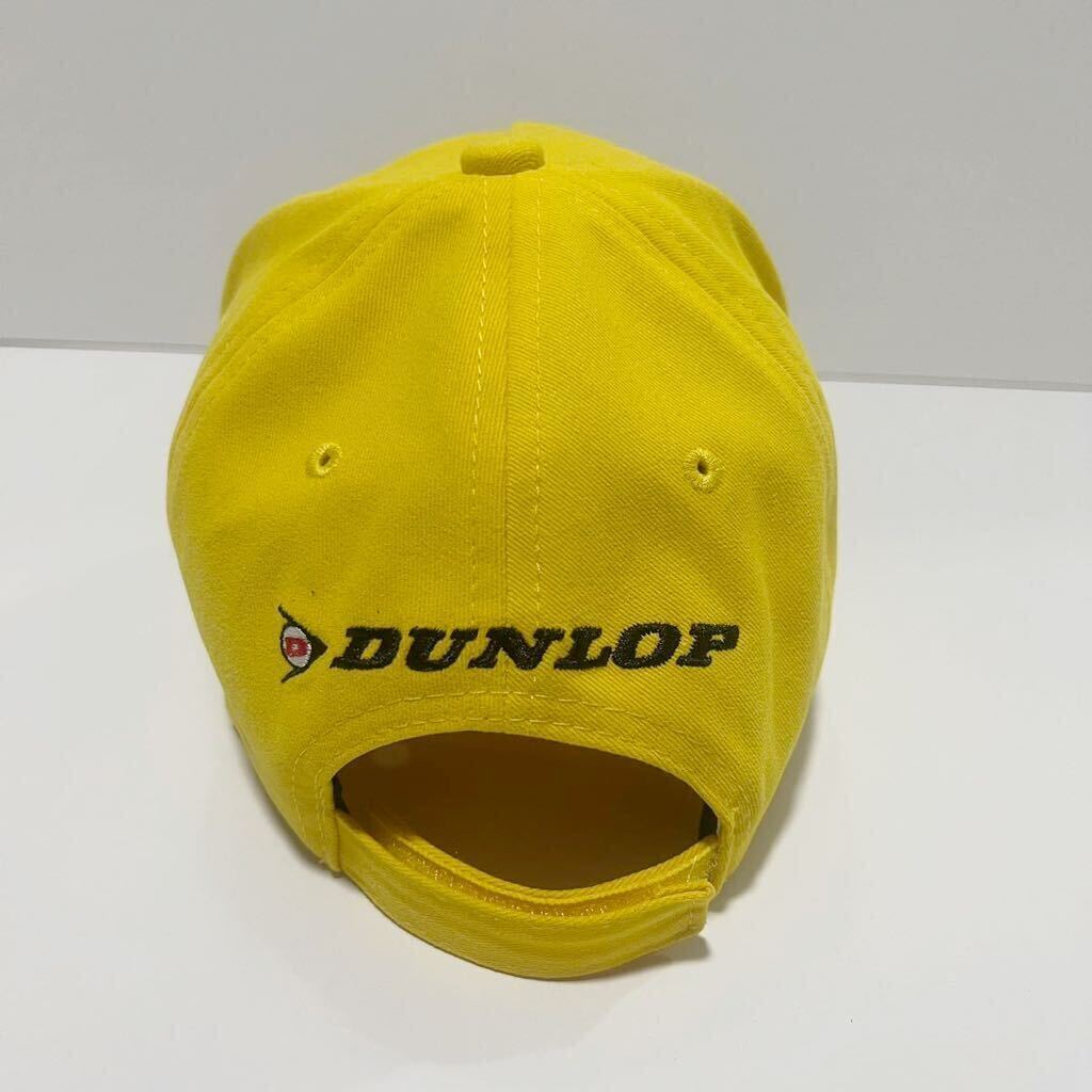 非売品 未使用 DUNLOP キャップ 帽子 月桂樹立体刺繍 モータースポーツ表彰台用本物 フリーサイズ ダンロップ サーキット レースの画像4