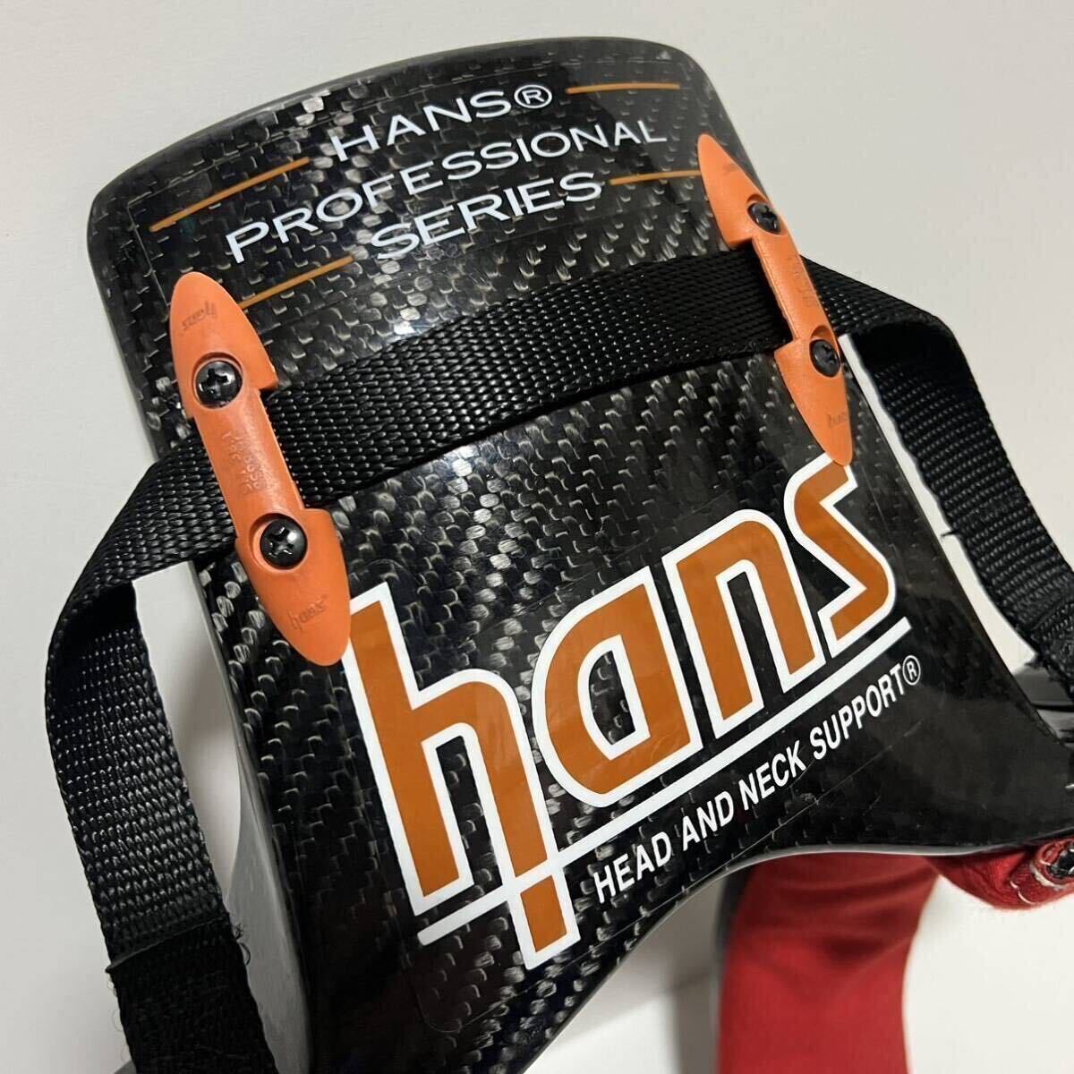 HANS ハンス社製 ハンス デバイス プロフェッショナルシリーズ カーボン デバイスパッド レッド ハンスパッドシートベルトパッドサーキットの画像9