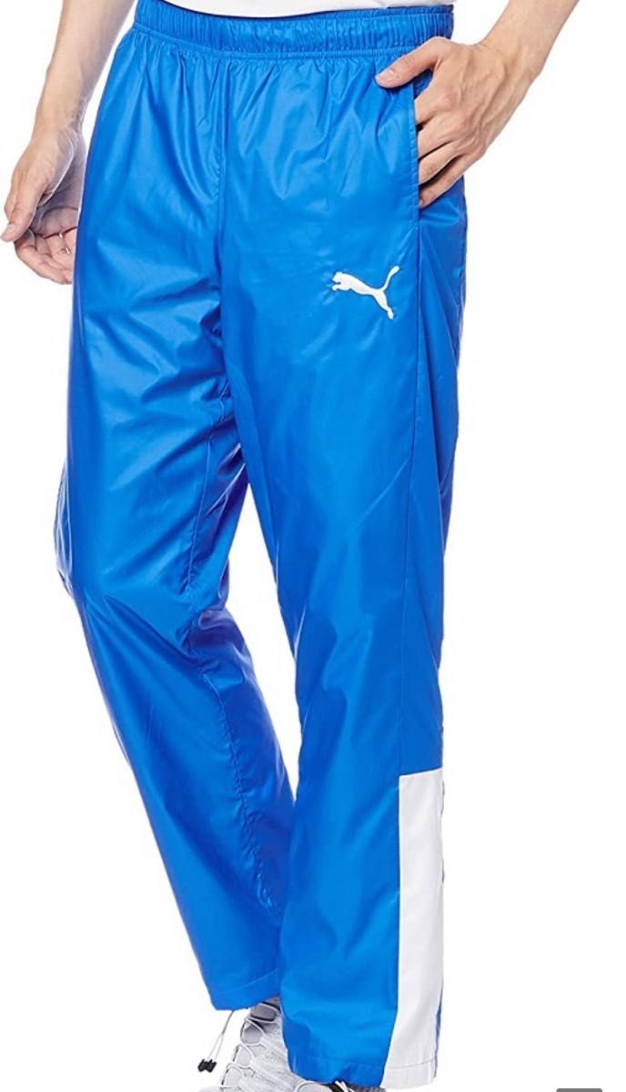 プーマ L メンズ ESS ウインドブレーカー トレーニング ジャケット パンツ 定価12650円 ウーブン 上下 ブルー