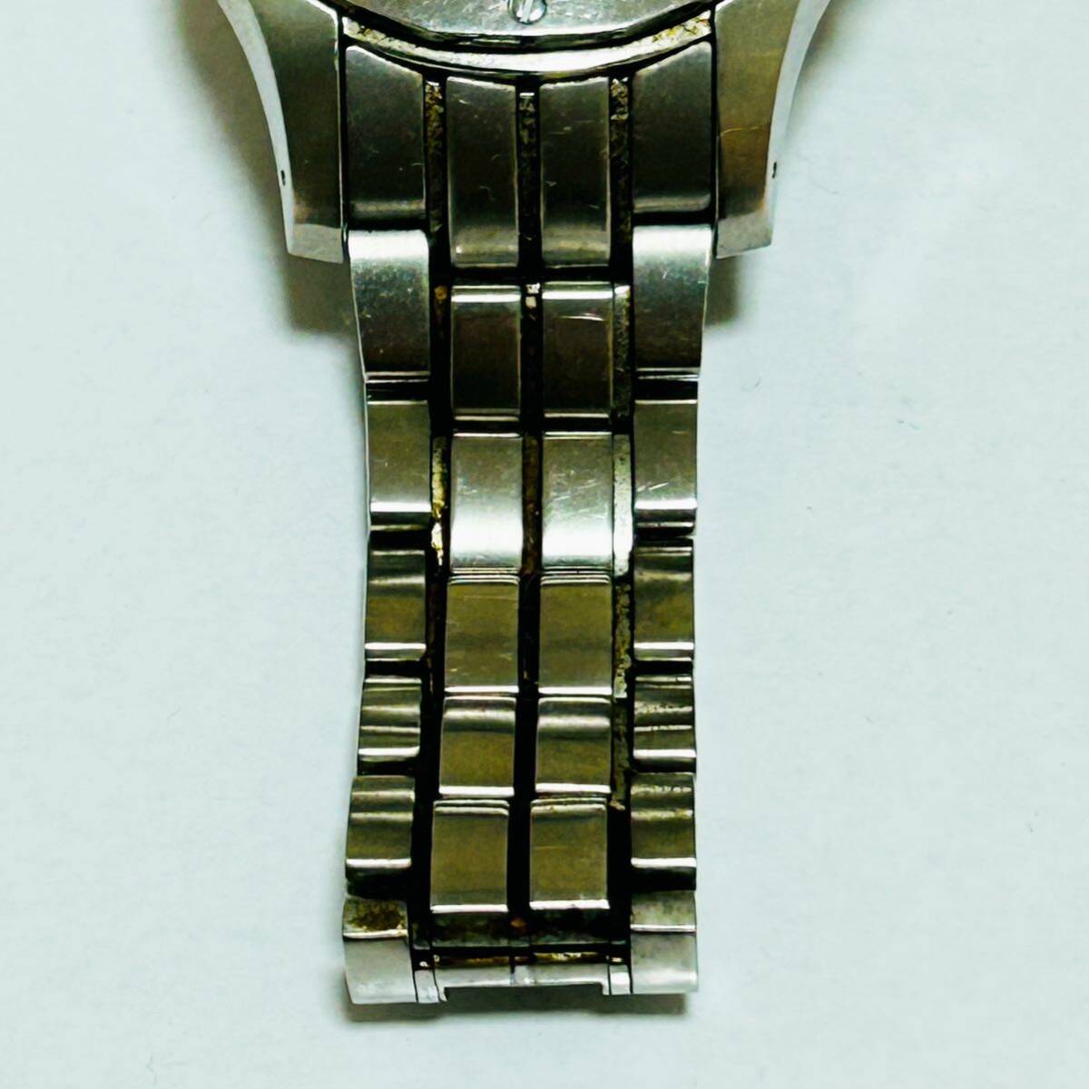 【ジャンク品】セイコー SAGV003 7D48 チタン キネティック 腕時計 アナログSEIKO 電波時計 ブライツ BRIGHTZ クォーツ 竜頭の操作可能_画像6