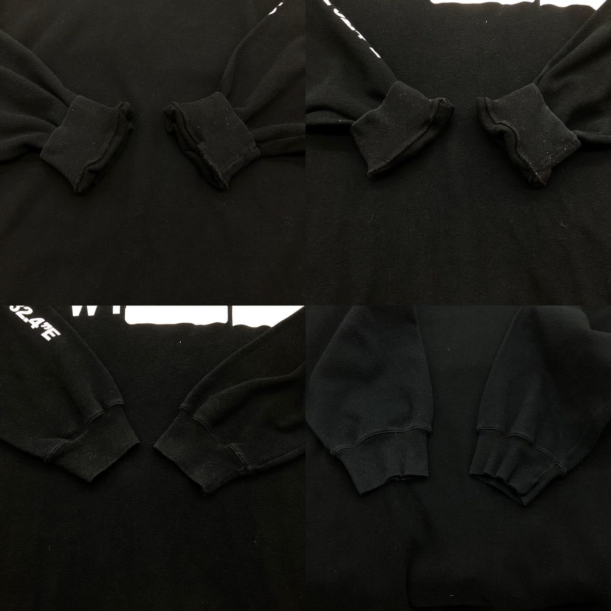 【4】Wtaps 19Aw Logo Print Long Sleeve Tee Shirt Black ダブルタップス ロゴ プリント Tシャツ ブラック (192ATDT-CSM12) T143_画像6