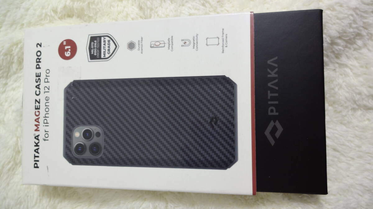 ★PITAKA MAGEZ CASE PRO 2 for iPhone12ケース 6.1★中古美品★の画像2
