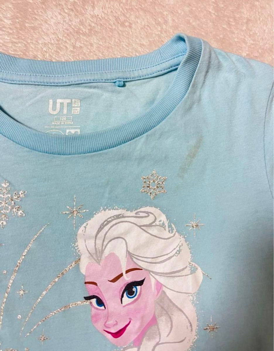 キッズ Tシャツ 女の子 半袖Tシャツ 半袖　Disney UNIQLO 子供服　まとめ売り　120