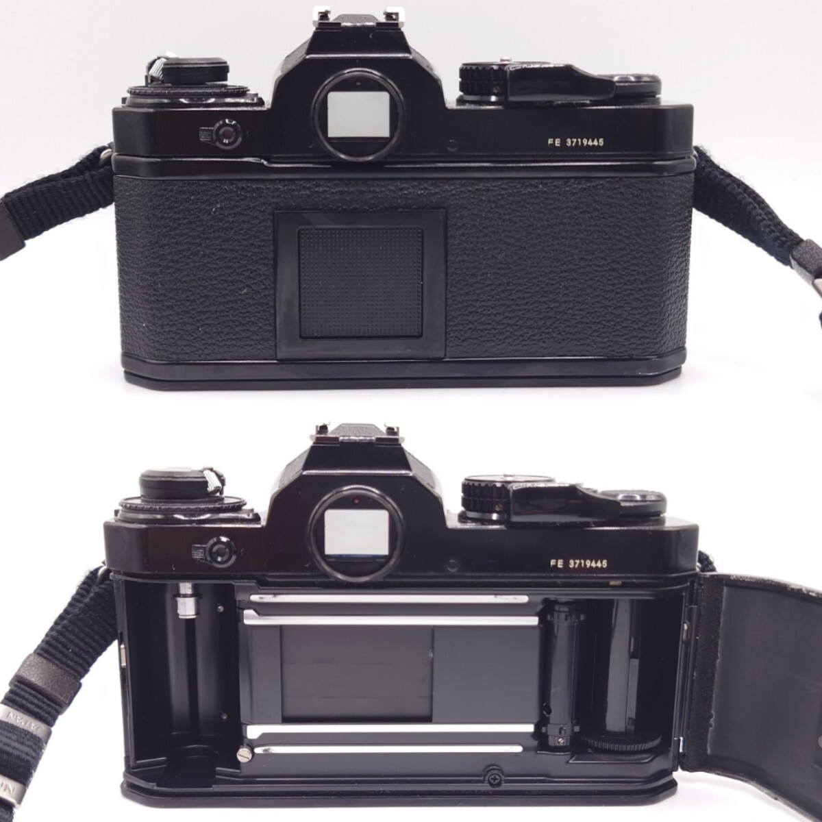 【SR-213】 Nikon FE フィルム 一眼レフ MF カメラ ブラック レンズ Tokoina AT-X AF 17 ASPHERICAL ニコン トキナー _画像3