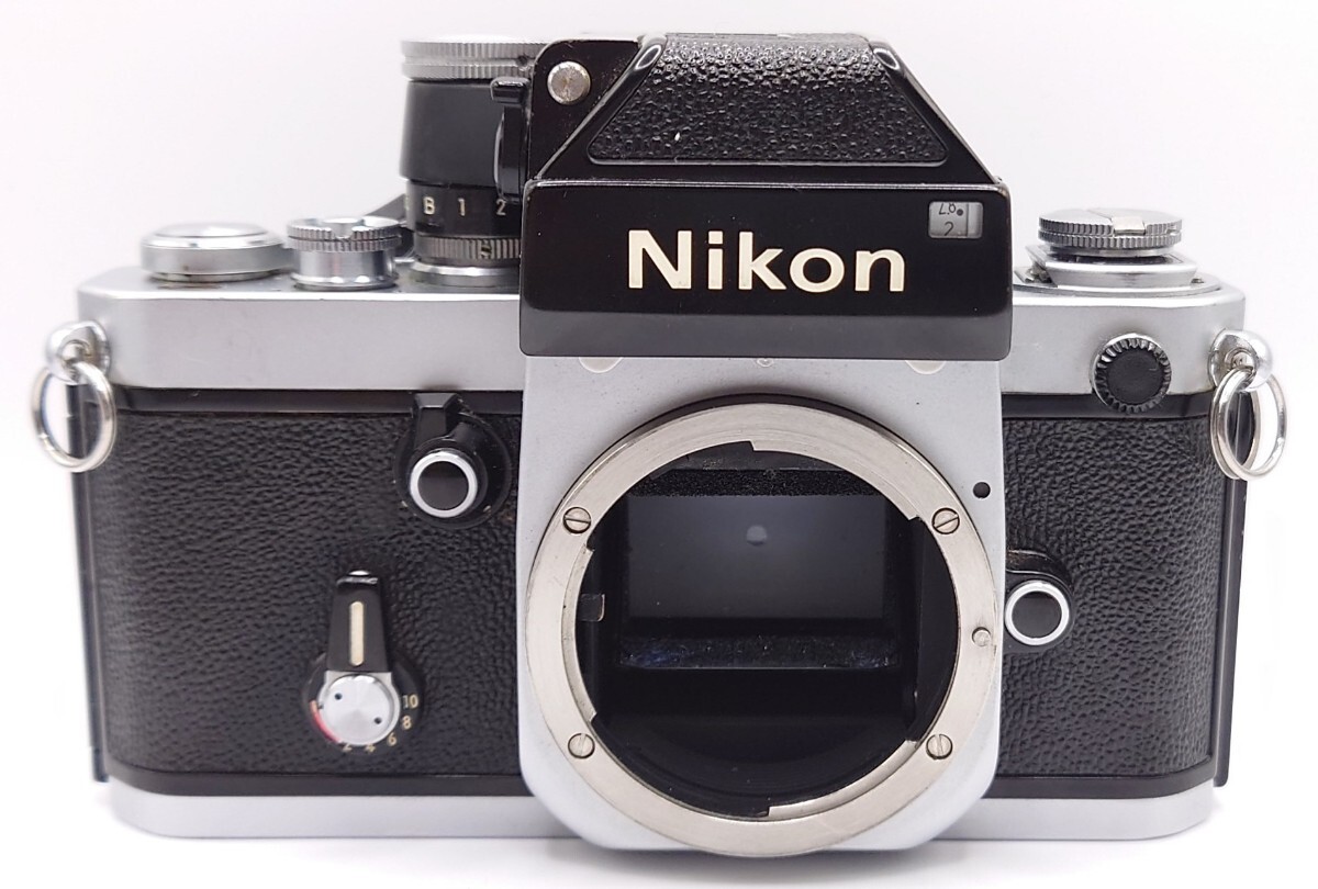 【R1-428】 Nikon F2 フォトミック シルバー ボディ フィルム 一眼レフ カメラZOOM NIKKOR 35-105mm 1:3.5-4.5 シャッター動作OK_画像2