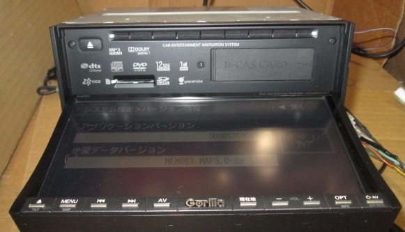 SANYO/三洋/サンヨー メモリナビ&CD&1SEG&12SEG&DVDビデオ視聴 Gorilla NVA-GS1609FT 2DIN_画像2