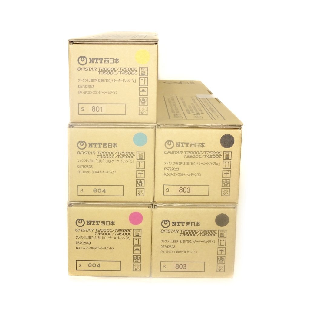 4 color 5ps.@ original NTT OFISTAR T2000C/T2500C/T3500C/T4500C FAX-EP(S)-(T00) toner cartridge (K)(C)(M)(Y) [ free shipping ] NO.5097