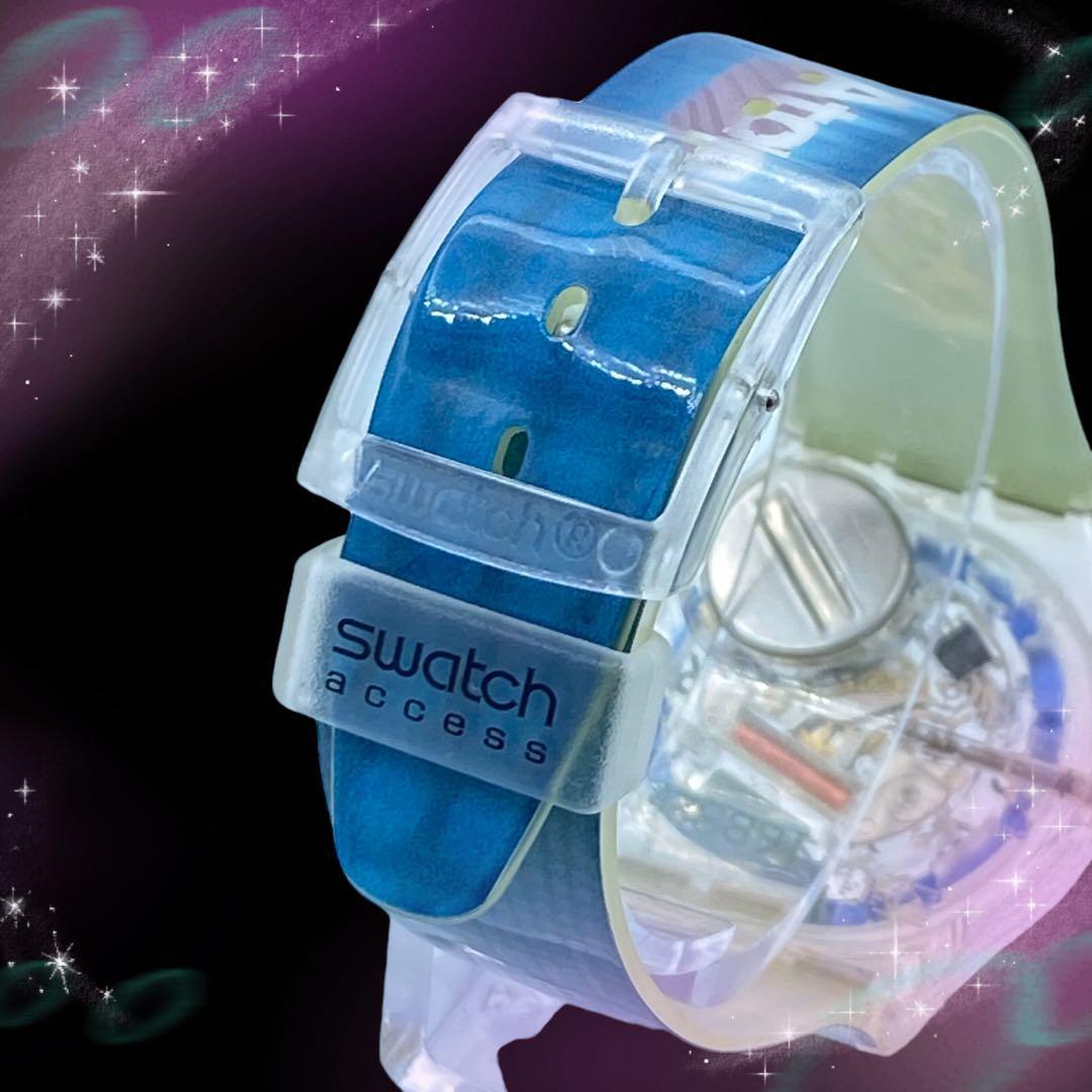 《希少　美品　稼動品》　スウォッチ　swatch　鉄腕アトム　メンズレディース腕時計　スケルトン　クォーツ_画像3