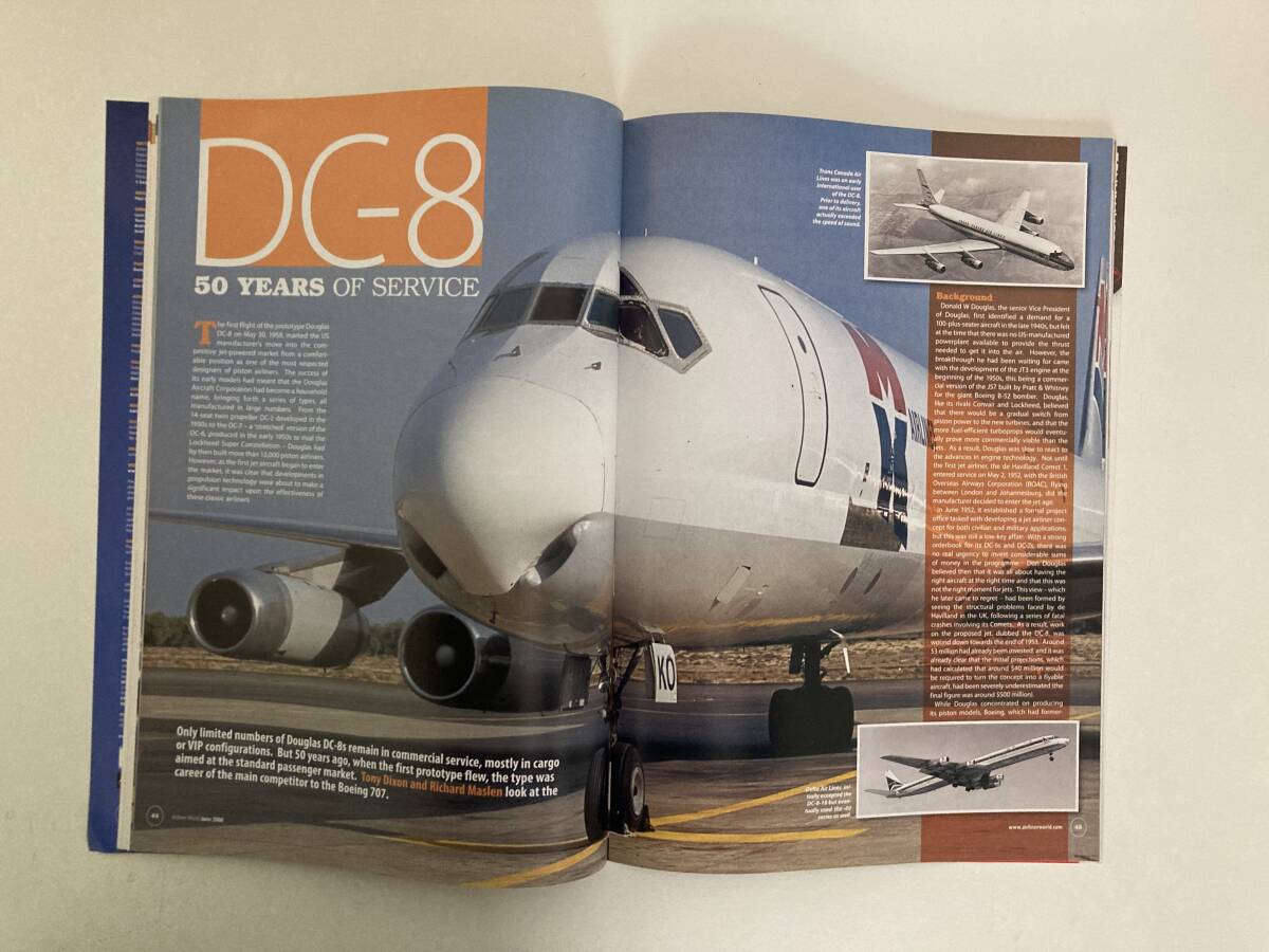 【送料無料】 洋書 旅客機 雑誌！エアライナーワールド Airliner World DC-8 ベトナム航空_画像4