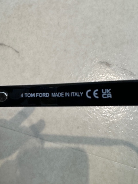 美品 TOM FORD/トムフォード TF5724-D-B プラスチック メガネ ブラック メンズ ブランド　_画像5