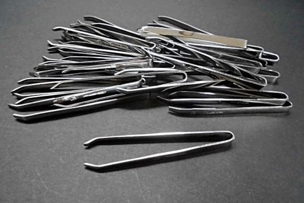 * tweezers 30 pcs set [ free shipping ] length 7.2. small .FIT stainless steel made unused *