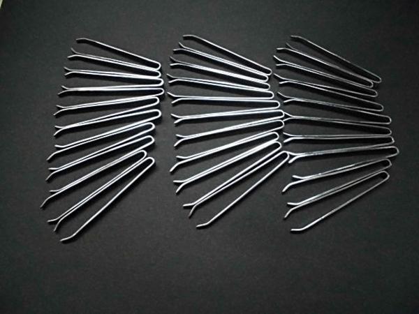 * tweezers 30 pcs set [ free shipping ] length 7.2. small .FIT stainless steel made unused *