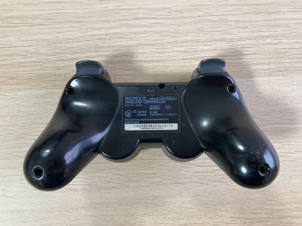 PS3 周辺機器 デュアルショック3 SIXAXIS ワイヤレスコントローラー ブラック 【管理 17566】【B】_画像2