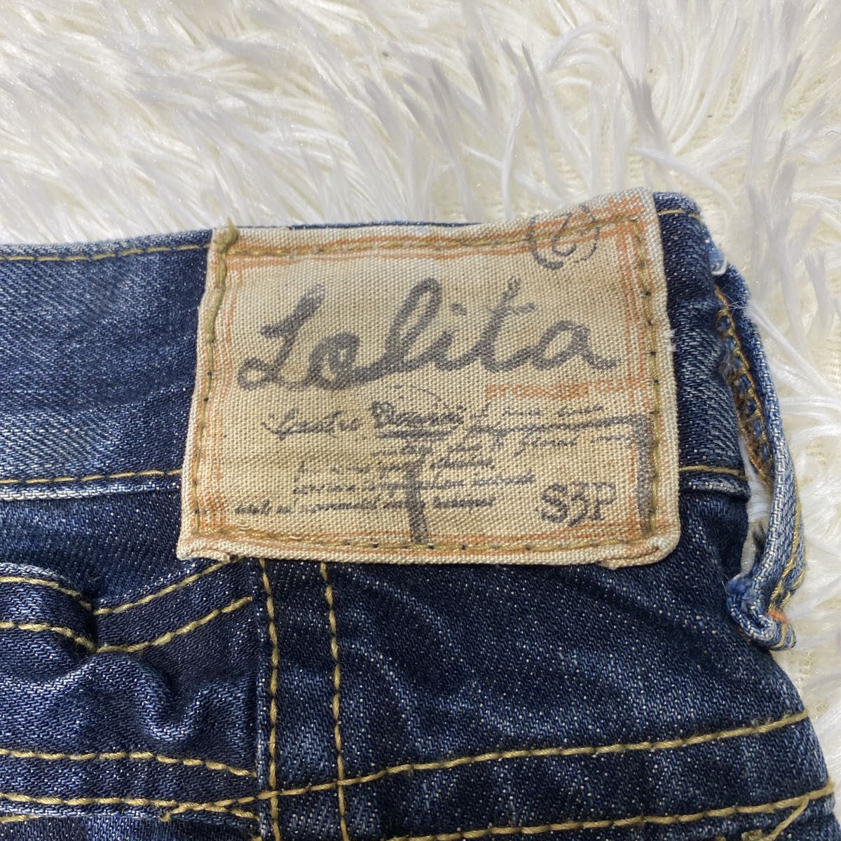 LOLITA JEANS ロリータジーンズ　y2kファッション　ローライズデニム　ダメージ加工　ジーパン