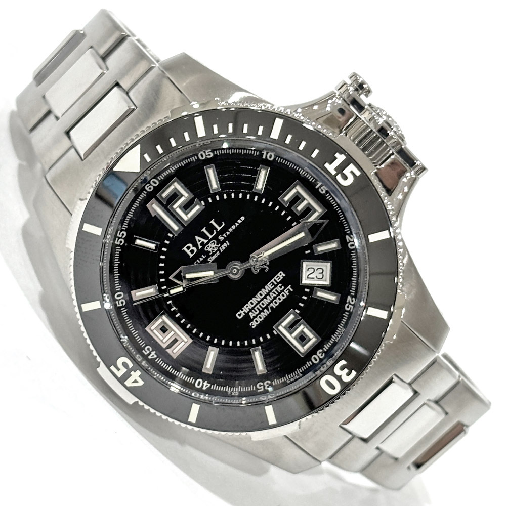 【栄】ボールウォッチ エンジニア ハイドロカーボン セラミック XV DM2136A SS ブラック 自動巻 メンズ 腕時計【仕上げ済】_画像9