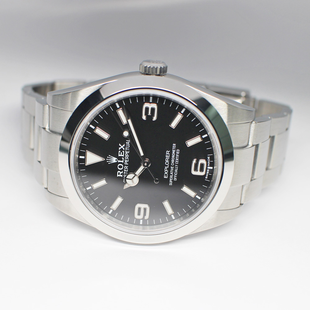 [ Nagoya ] Rolex Explorer I 214270 Random black self-winding watch men's latter term 