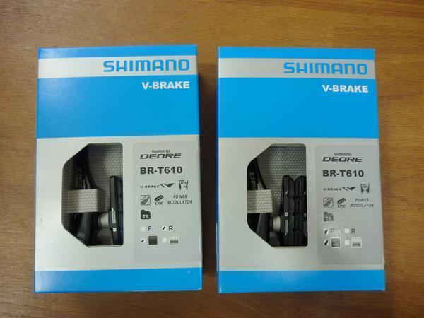 シマノ DEORE　Vブレーキ前後セット　BR-T610 ブラック　未使用品/午前中のお支払いで当日発送_画像4