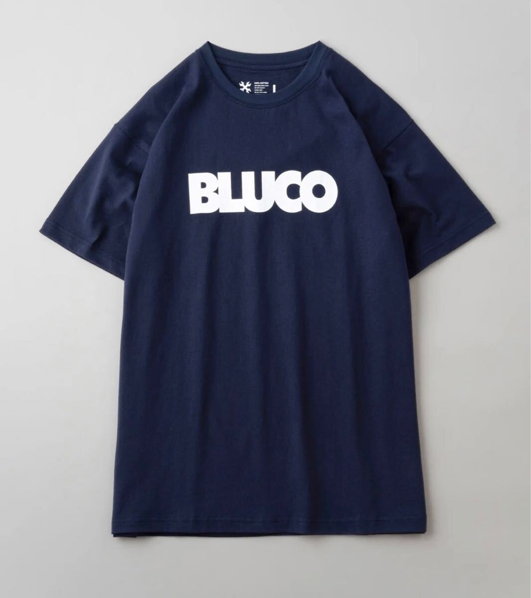 BLUCO/ブルコ　プリントTEE logo ネイビー　M_画像1