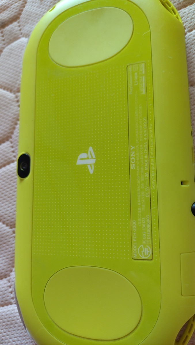 【ジャンク扱い】 PSVITA PCH-2000 本体+8GBメモカ PlayStation Vita 動作OK_画像8