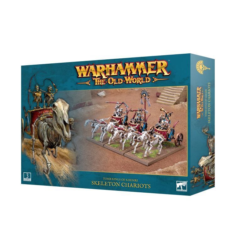 【OLD WORLD】TOMB KINGS OF KHEMRI: SKELETON CHARIOTS [07-11]ウォーハンマー_画像1