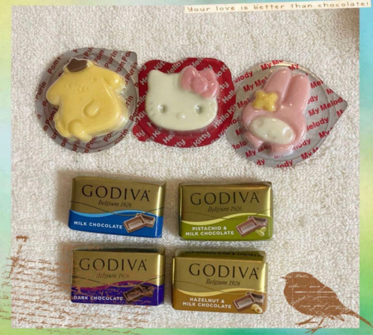 GODIVA プチギフト サンリオ　3個×7セット③