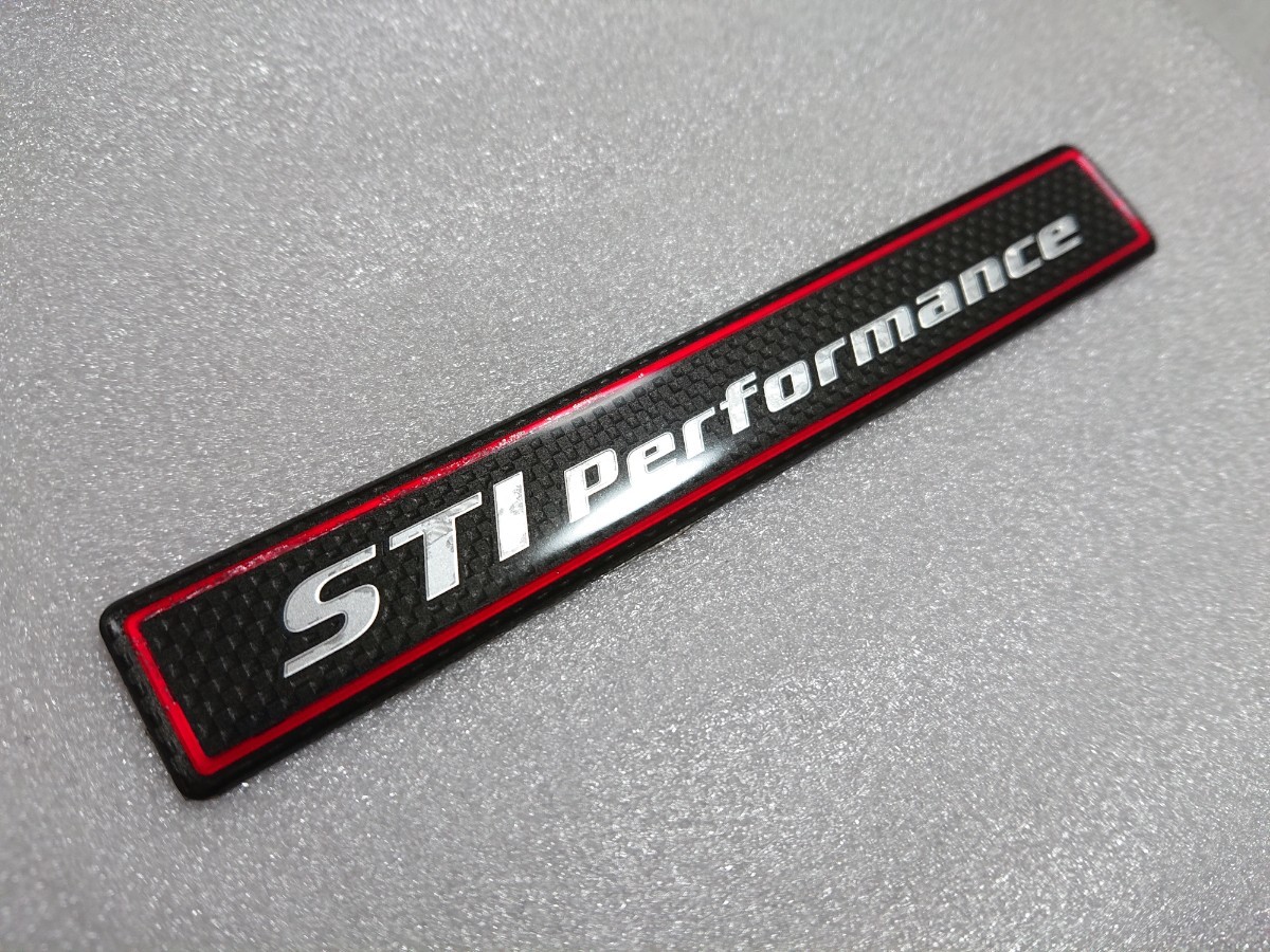 希少 STI Performance エンブレムステッカー STIパフォーマンス emblem VNレヴォーグ ST98020ST110 SUBARU STIパフォーマンスパッケージ用_画像1