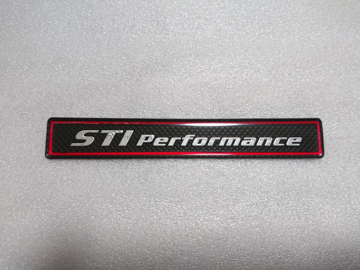 Yahoo!オークション - 希少 STI Performance エンブレム Yahoo!オークション - 希少 STI Performance エンブレム