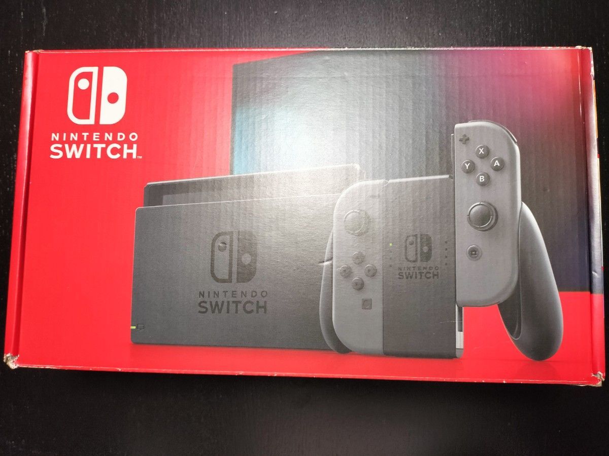 Nintendo Switch　新型　バッテリー強化版　ニンテンドースイッチ グレー　ケース付き