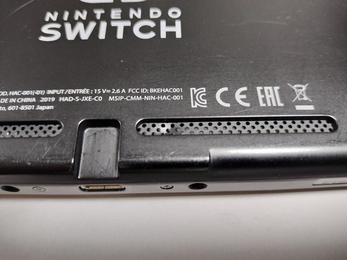 Nintendo Switch　新型　バッテリー強化版　ニンテンドースイッチ グレー　ケース付き