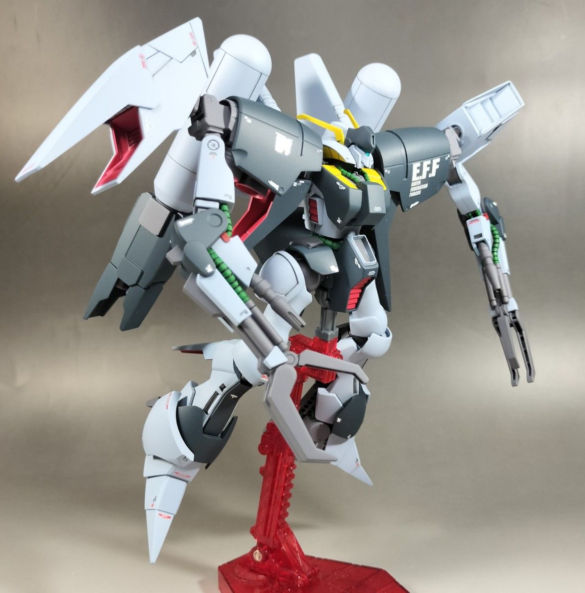 HG HGUC 1/144 バイアラン・カスタム 改修 全塗装 完成品