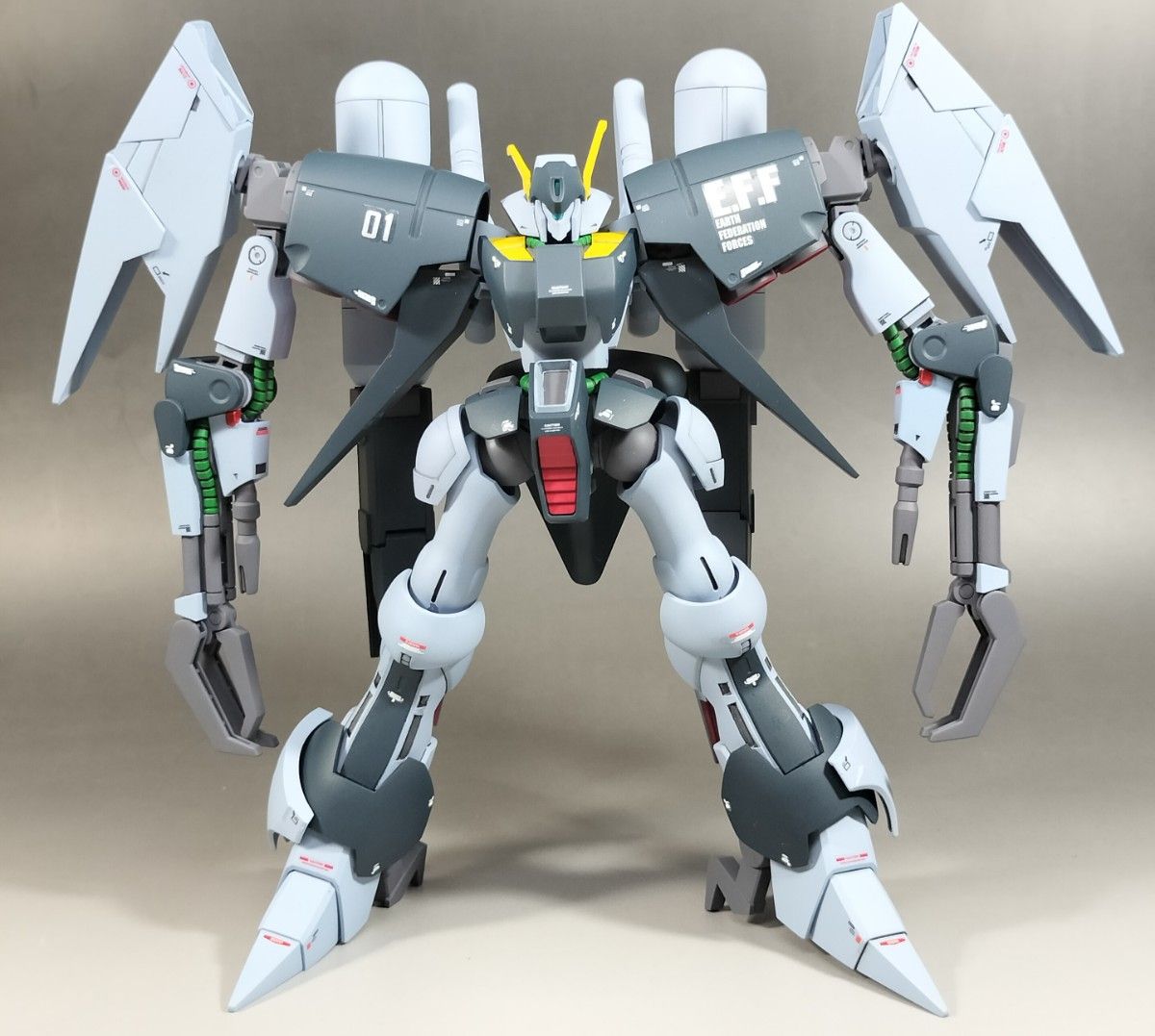 HG HGUC 1/144 バイアラン・カスタム 改修 全塗装 完成品