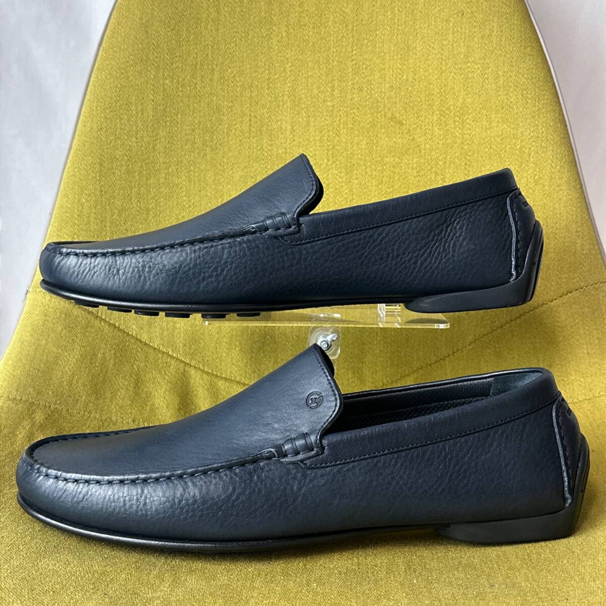  unused GIORGIO ARMANIjoru geo Armani First line Van p Loafer 43 Italy made 27.0 27.5 corresponding business leather shoes 