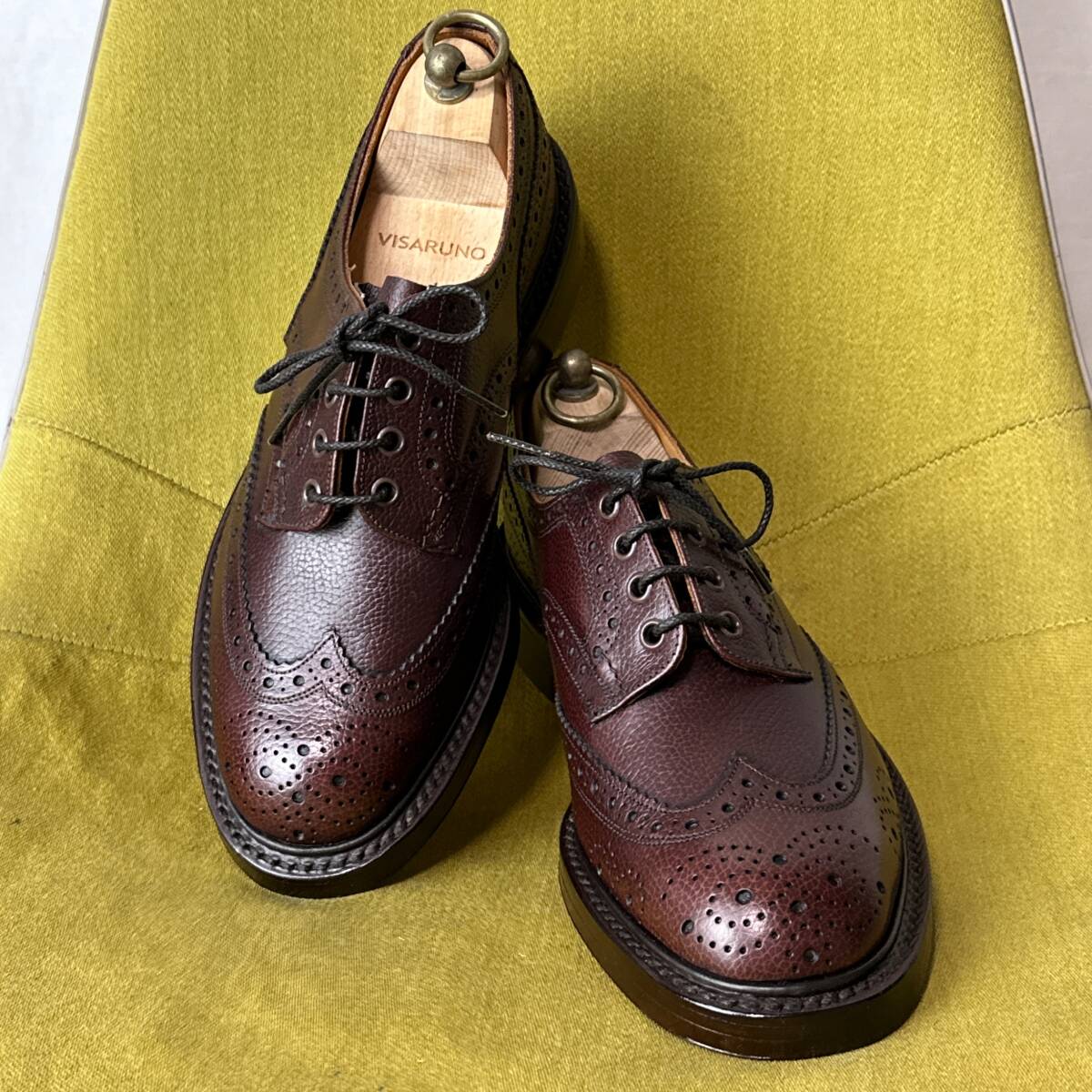  unused Tricker\'s Tricker's 5735 Paul Smith special order 80 ten thousand Wing chip leather shoes 8 fitting5 Britain made 26.5 27 corresponding business 