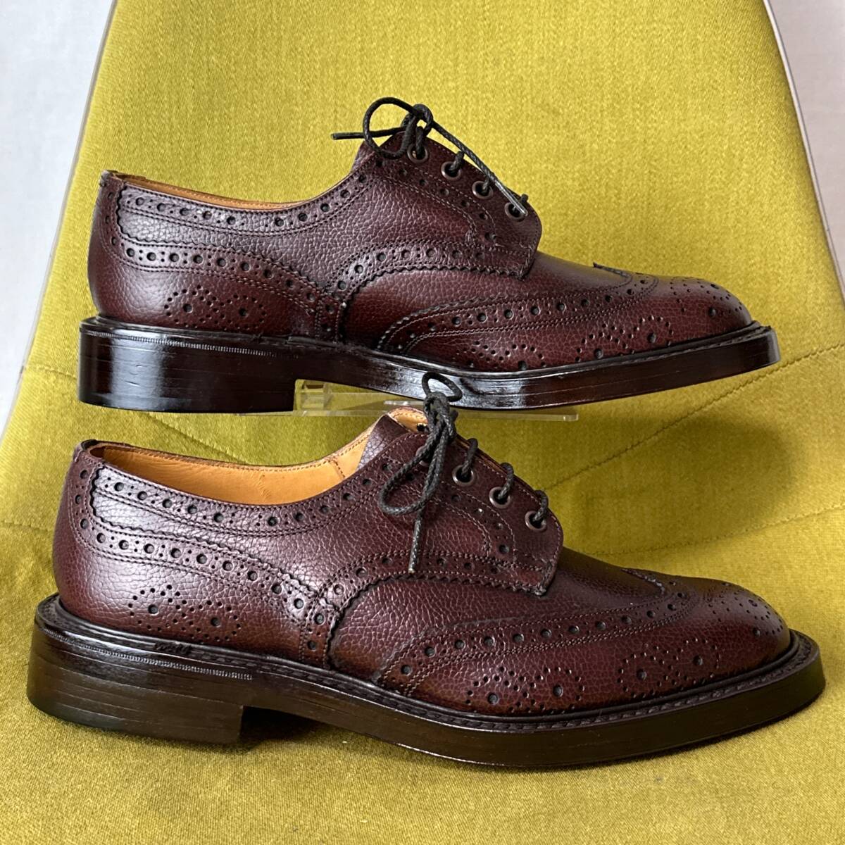  unused Tricker\'s Tricker's 5735 Paul Smith special order 80 ten thousand Wing chip leather shoes 8 fitting5 Britain made 26.5 27 corresponding business 