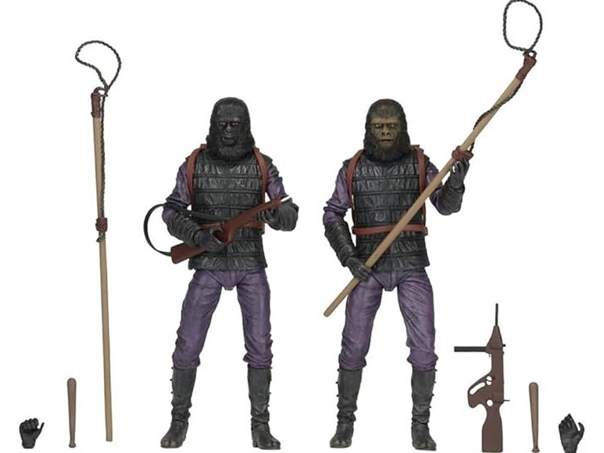 NECA 猿の惑星 ゴリラ・ソルジャー セット Gorilla Soldier Infantry 2PK 新品未開封 _画像6