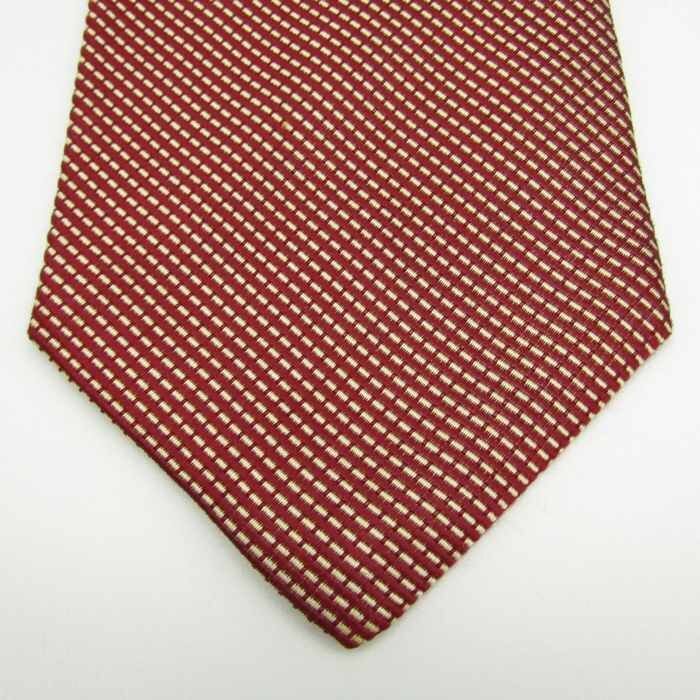  Pierre Balmain brand necktie silk fine pattern pattern .. pattern men's red PIERRE BALMAIN