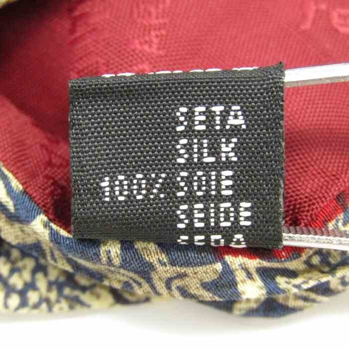  Renoma brand necktie silk check pattern total pattern men's gray renoma