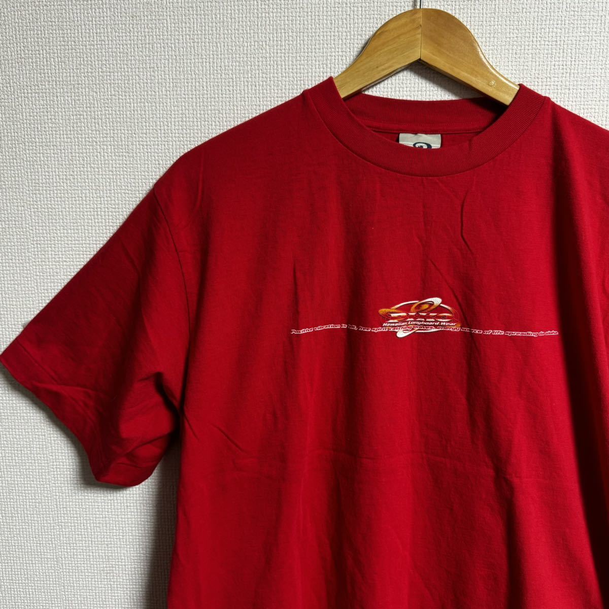 【古着】PIKO ピコ 半袖Tシャツ 赤 XLサイズ オールドサーフの画像3